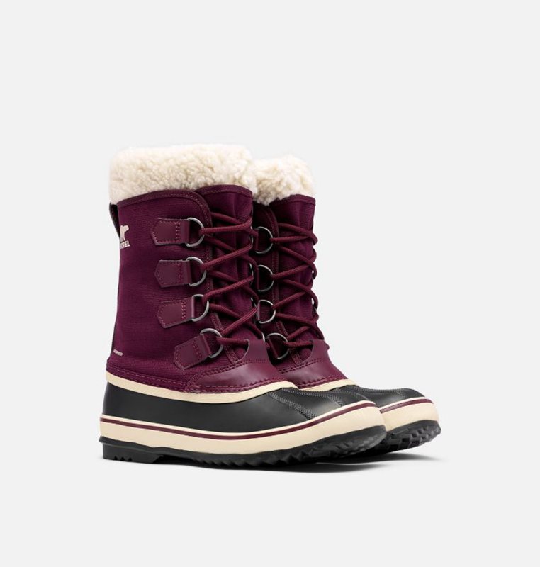 Botas Nieve Sorel Mujer - Invierno Carnival™ Bajas Moradas/Negras - 49527-JIAC